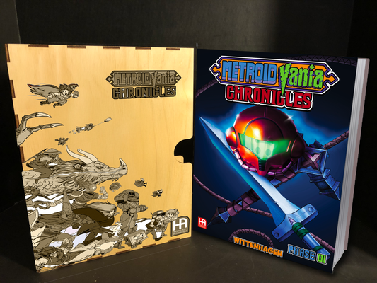 Wooden Book Cover - Patreon Executive Producer Exclusive