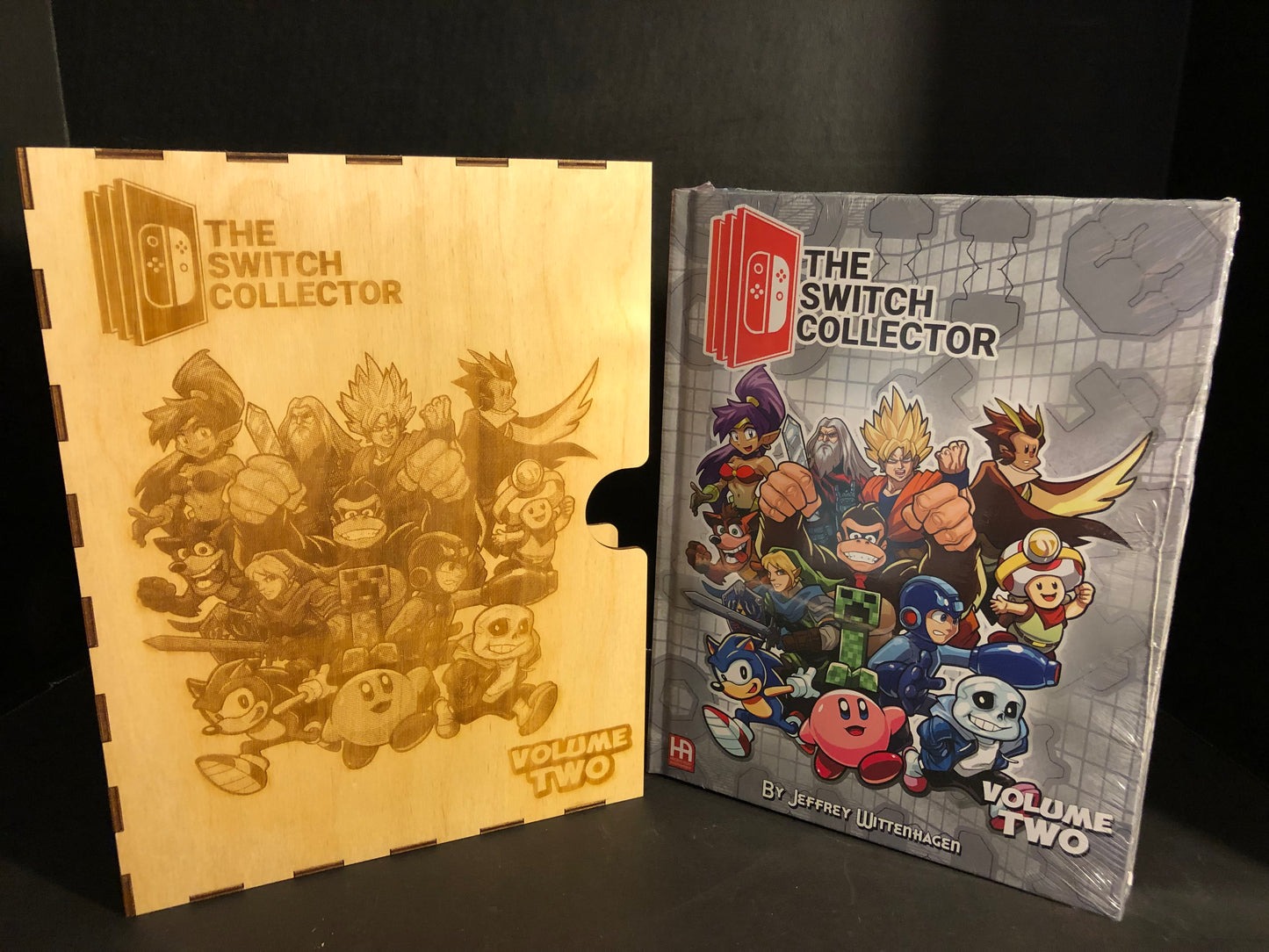 Wooden Book Cover - Patreon Executive Producer Exclusive