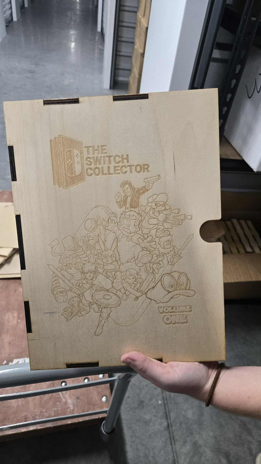 Switch Collector Year 1 - Wooden Book Cover