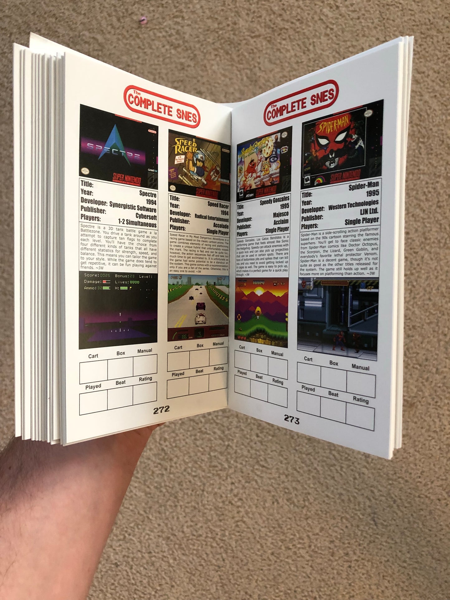 The Complete SNES "Pocket Edition" - 300+ Page Paperback